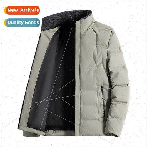 Men youth gray duck down light business casual down jacket l