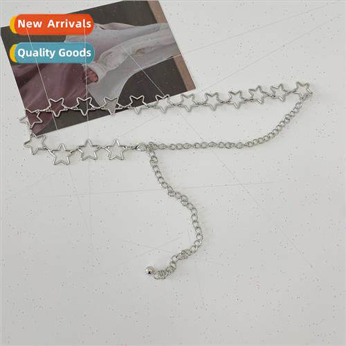 Waist Chain Women Dress Metal Star Connection Fashion Small