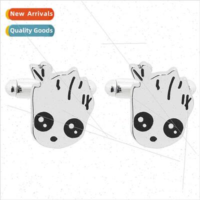 Eurovision Marvel Avengers Black Panther Mask Cufflinks Groo