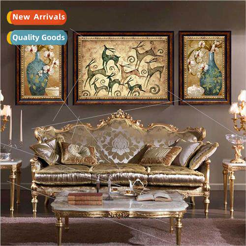 New precision printing deer wealth cross stch  deer living r