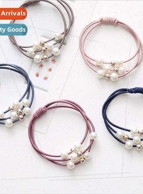 Korea simple multi-layer hair circle pearl headbKorea headdr