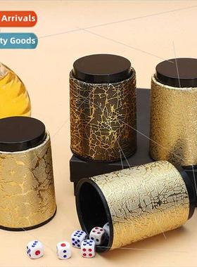 Leather wh top sieve cup bar sieve cup KTV dice cup electrop