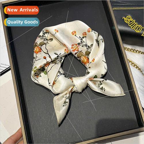 Beige Spring Autumn Summer Versatile Mulberry lk lk Scarf Wo