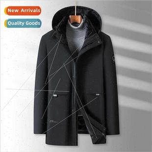 jacket men loose Take father down thickened off