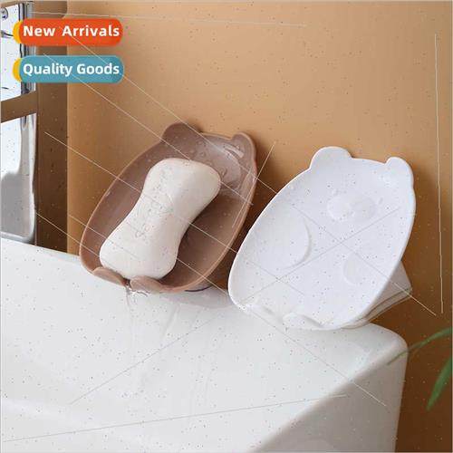 Bear soap box bathroom multifunctional plastic draining soap