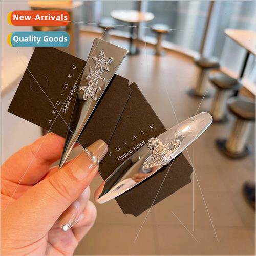 Super flash full diamonds no trace hair clips Korea simple b