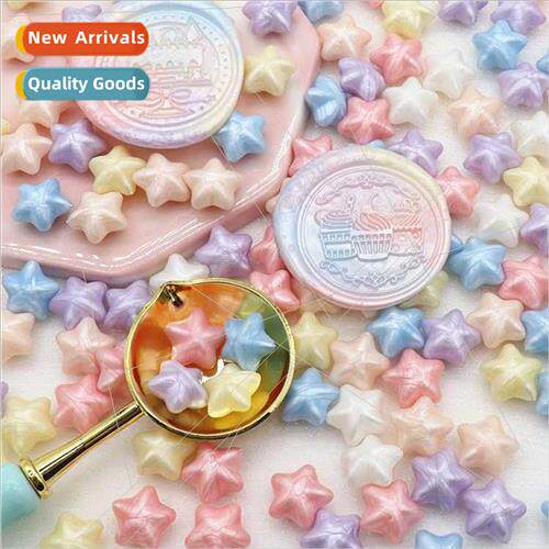Fire Lacquer Stamp Wax Grain Pearlized Mixed Colors Macaron