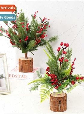 New PE red fru pine cone mini Christmas e Christmas decorati