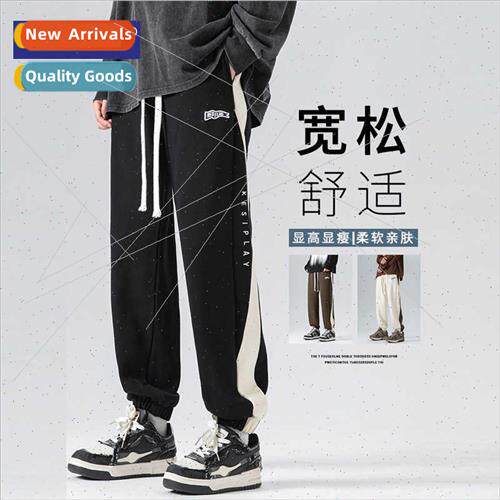 NASA American high set pants men spring fall tide senior des