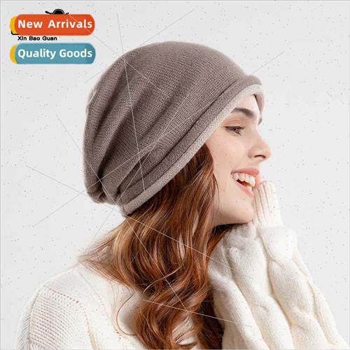 8164 fall winter Korean  knted pile cap warm ear protection