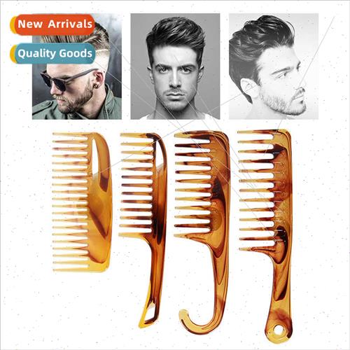Fluffy hair comb long handle comb wet dry styling artifact p