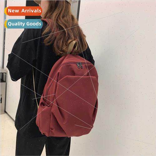 Schoolbag female Korean ulzzang simple shoulder bag tide lar