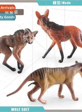 Prairie Wildlife Mane Wolf Ba-Western Wolf Pouch Wolf Solid