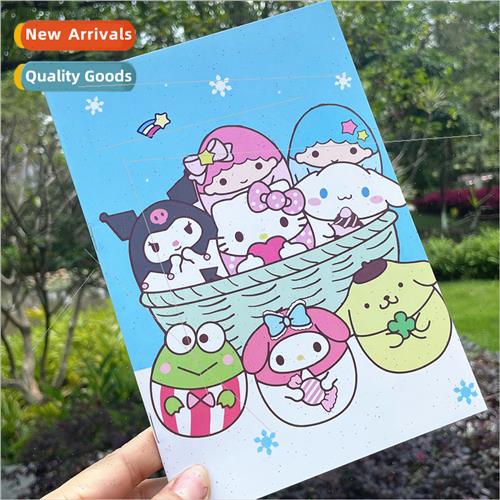New A5 cartoon book cute fun Sanlio single line sweet notepa