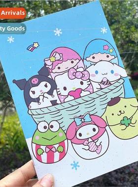 New A5 cartoon book cute fun Sanlio single line sweet notepa