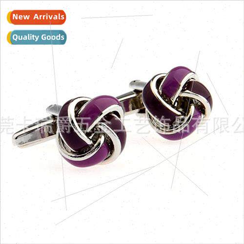 Baked paint into color twist styling cufflinks men French bu