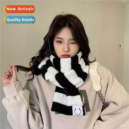 2022 autumn winter new knted imation cashmere scarf female K