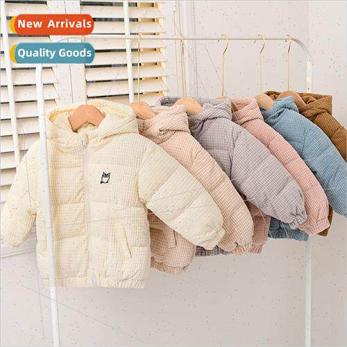 2023 new childrens down cotton jacket men and women in small