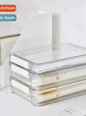A4 file organizer organizer box transparent plastic account