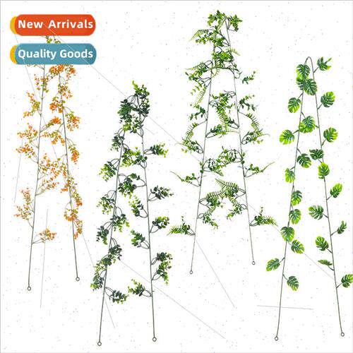 Artificial Aquatic Plant Twisted ght String Eucalyptus Green