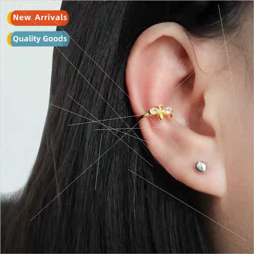 Europe zirconia bee ear clips whout ear holes creative sense