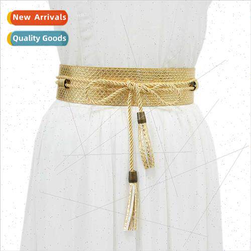 Women belt waist corset Slim snake pattern wide waist seal d