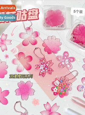 Cherry blossom gradient goo disk DIY glter goo card disk cre