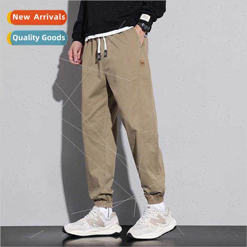 2023 fall high set American work pants men loose sports Harl