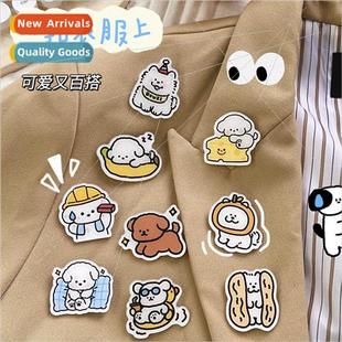 cute cartoon badge billion clo brooch ins puppy Teng acrylic