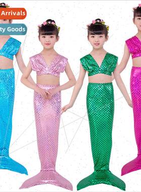 Mermaid beach swimsu 2020 new girls middle large children pr