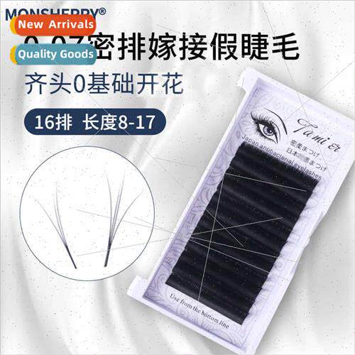 Easy Bloom Eyelash Extensions Dense Row Planted False Eyelas