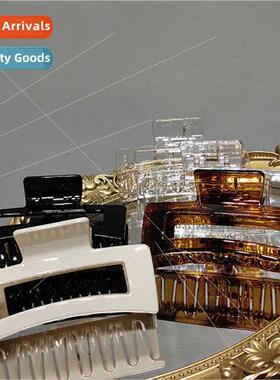 Hair grip French gentle plate hair back head spoon clip Kore