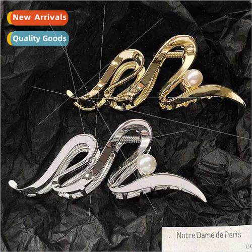 sense metal grab clip large hairpin female back head hair vo