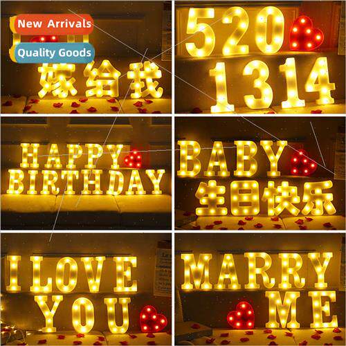 Letter light led surprise happy birthday confession proposal