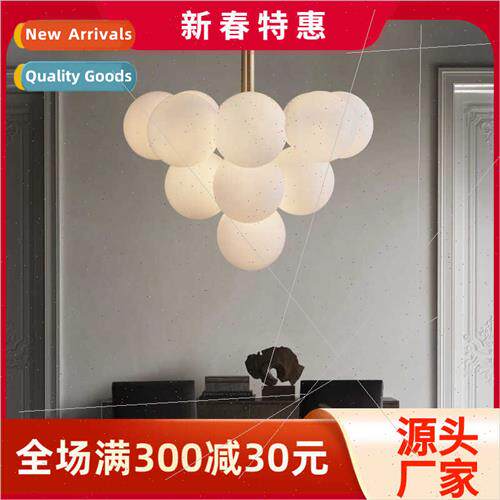 Scandinavian all-brass chandelier post-modern light luxury d