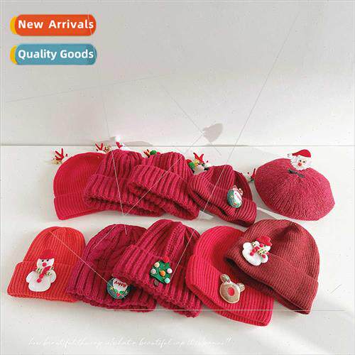 Autumn winter padded warm ear protection students wool cap C