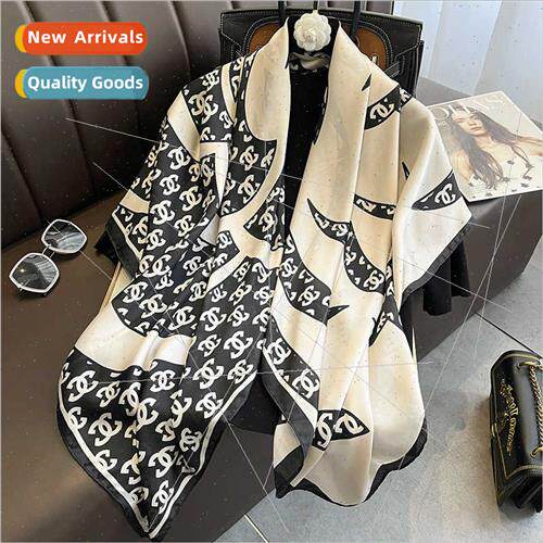 Korean spring fall  thin simulation silk symbol silk scarf s