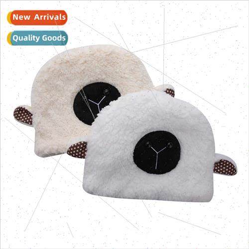 Sheep hat female autumn winter warm ear protection lamb wool