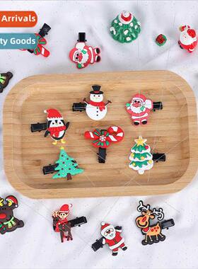 New Christmas Hair Clip Set Hair Cards Christmas Tree Snowfl