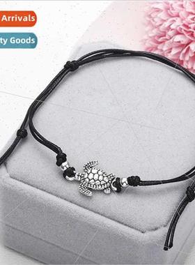 Europe Fashion Jewelry Women Ankle Tricolor Handmade Knted L