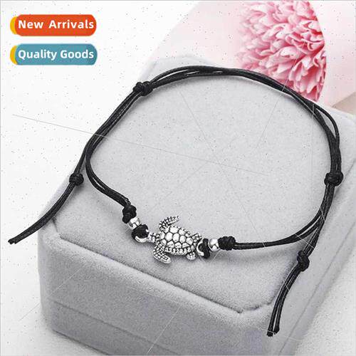 Europe Fashion Jewelry Women Ankle Tricolor Handmade Knted L