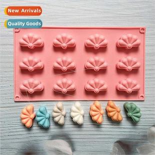 128 silicone cream connected pudding ice clover cake mold