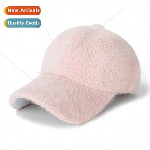 Cap Rabb Fur Matching Tongue Removable Duck Base Wig