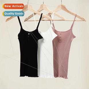 mple low neck mulberry silk high elastic camisole undershirt