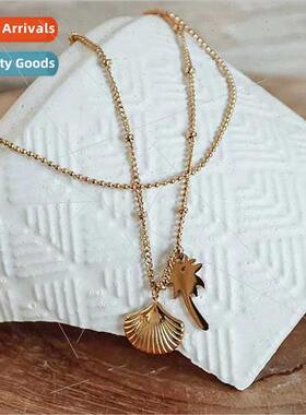 Europe fashion cold wind ins leaf hundred women double shell