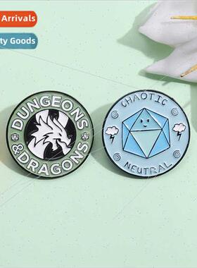 Anime game modeling metal brooch creative dungeon series car