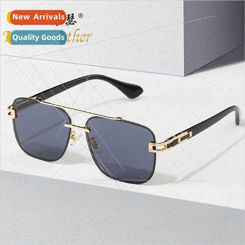 New square frame 038 Europe rimless hundred match women sung