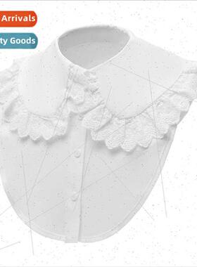 Fake collar children sweater new flower-shaped dress Korean