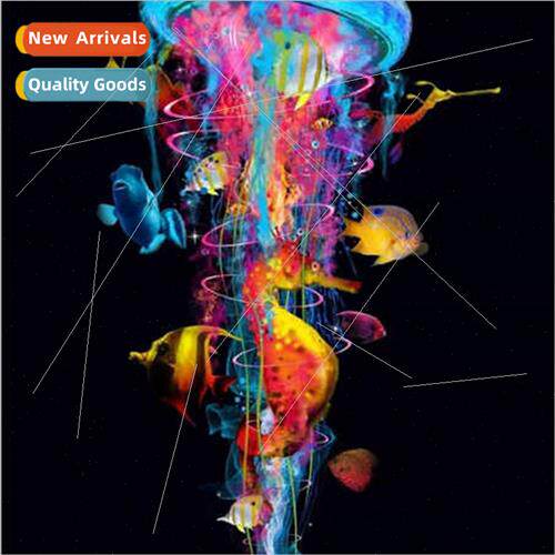 Diamond painting new DIY jellyfish full round diamond handma