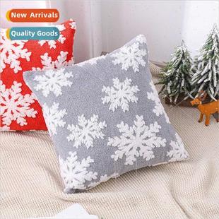 mple Christmas snowflake pillow creative pillow cover holida